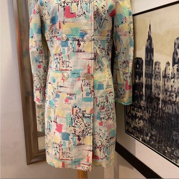 Beautiful vintage pastel double breasted jacket - Picture 5 of 10